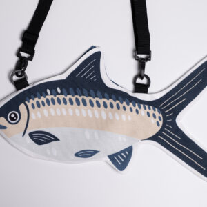 Ｍilkfish牛奶魚(虱目魚)側包 taiana milkfish bag